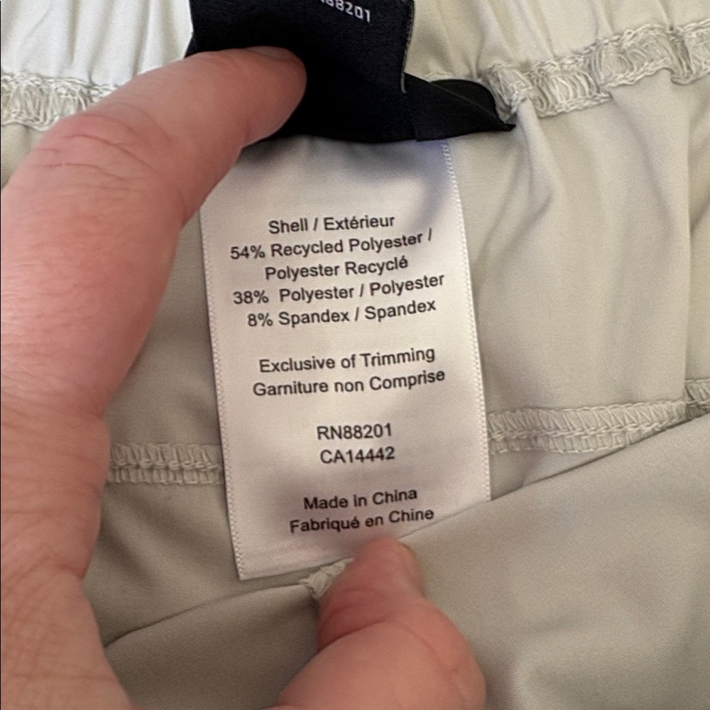 NWT Mondetta Tie Front Pull On Shorts In Oyster Mushroom Size XL - Picture 6 of 15